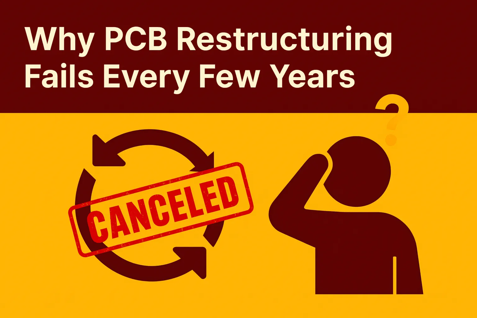 PCB Restructuring Fail