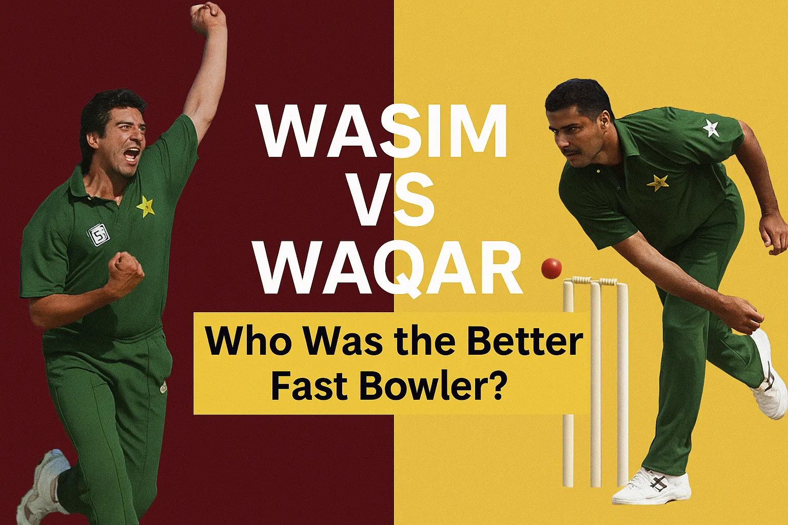 Wasim vs Waqar cricketers