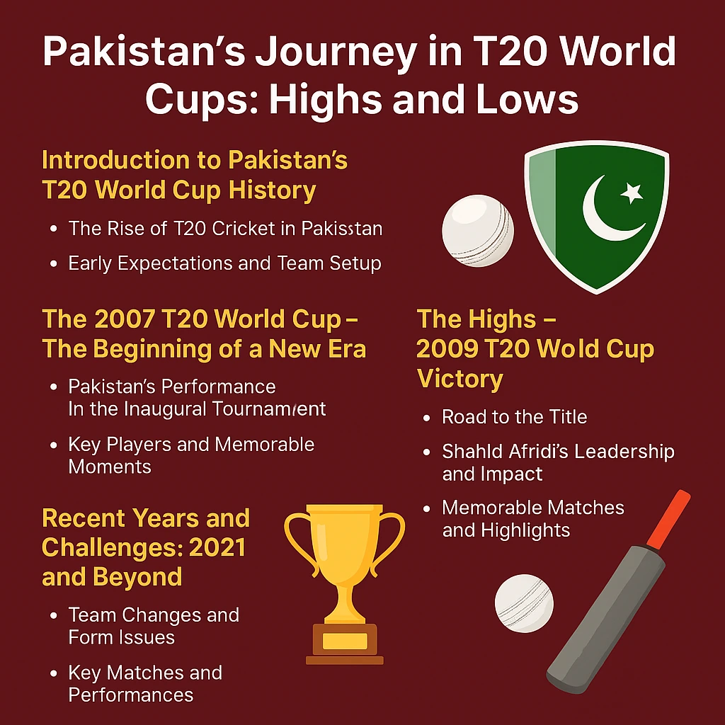 Pakistan’s Journey in T20 World Cups
