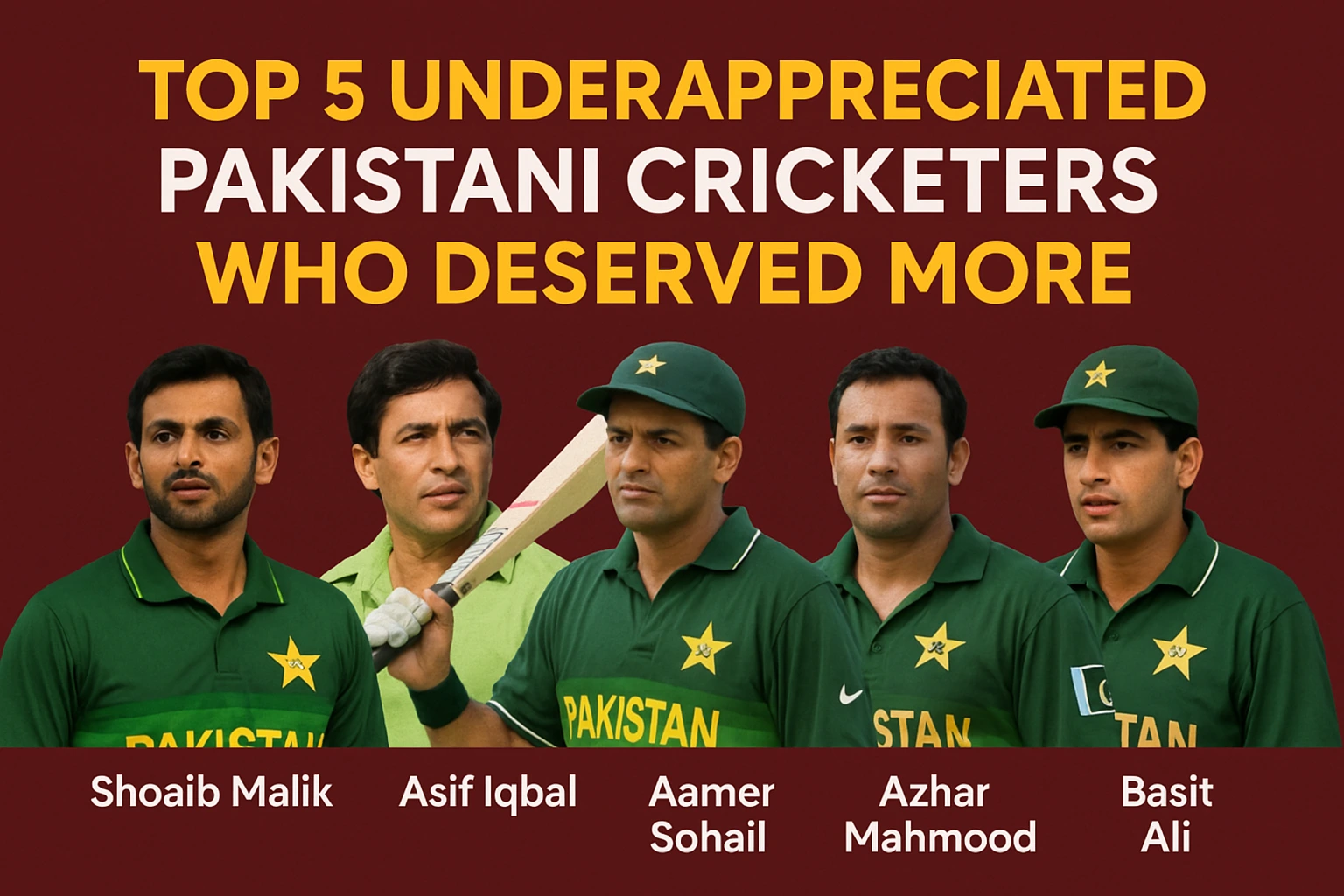 Underappreciated Pakistani Cricketers