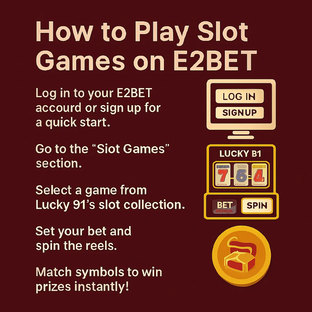 Play Slot Games on E2BET